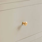 Dusklia - Poppy 2 Drawer Bedside Table - Cream