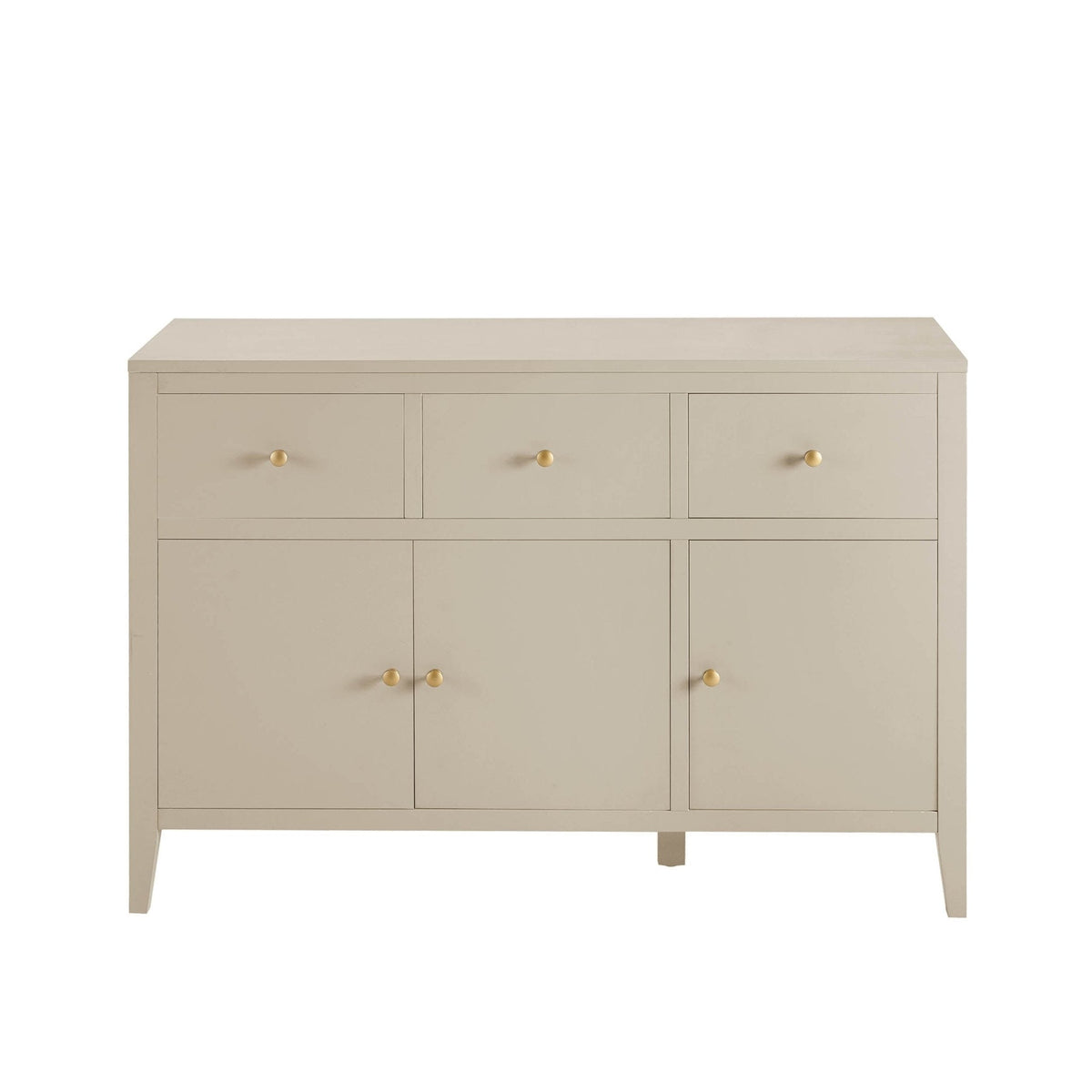Dusklia - Poppy 3 Door Sideboard with Drawers - Cream