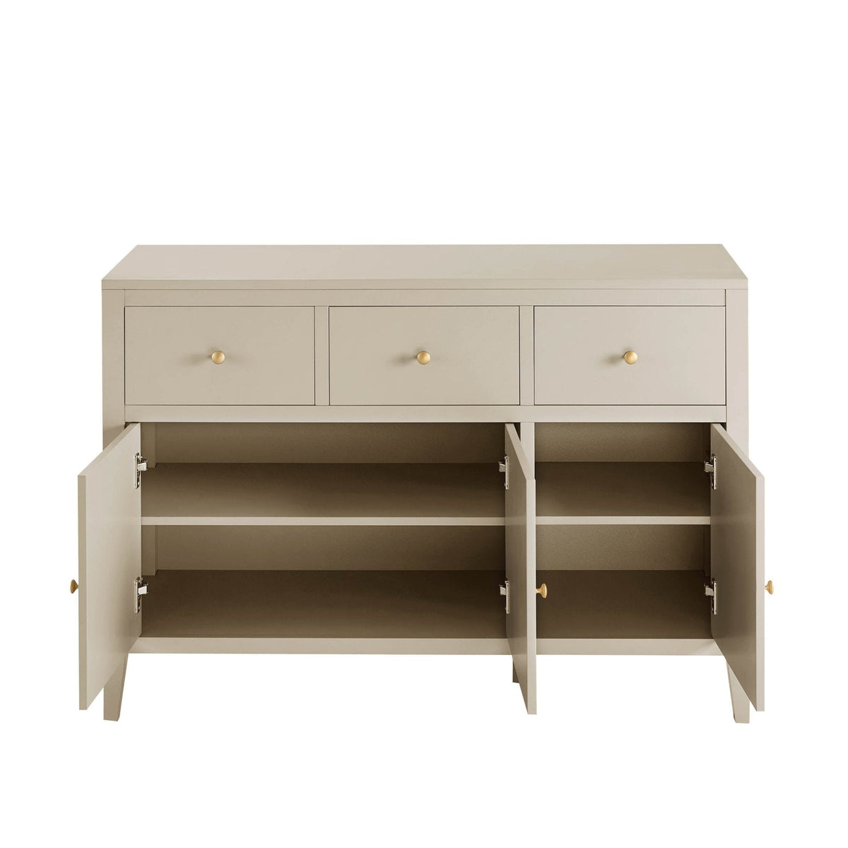 Dusklia - Poppy 3 Door Sideboard with Drawers - Cream