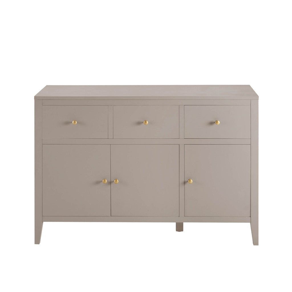 Dusklia - Poppy 3 Door Sideboard with Drawers - Taupe