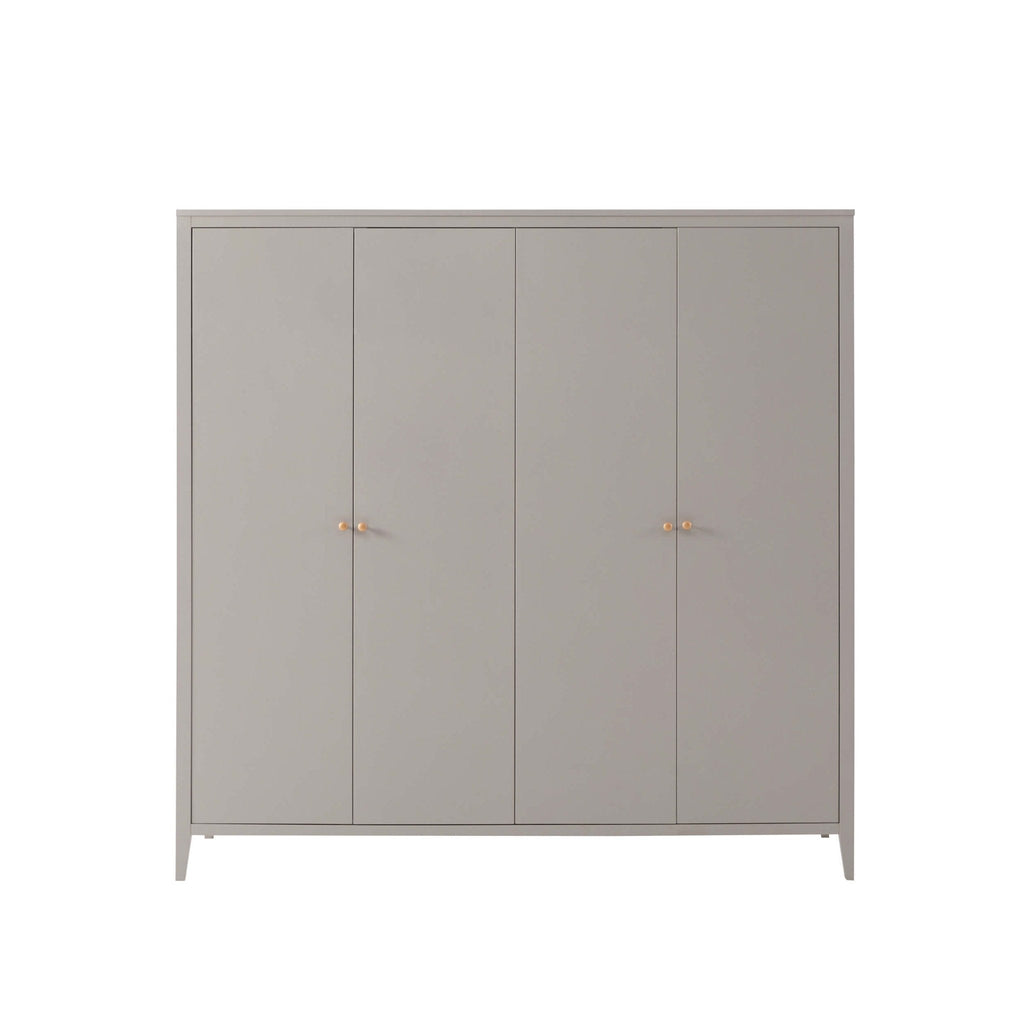 Armoire Poppy 4 portes - Taupe