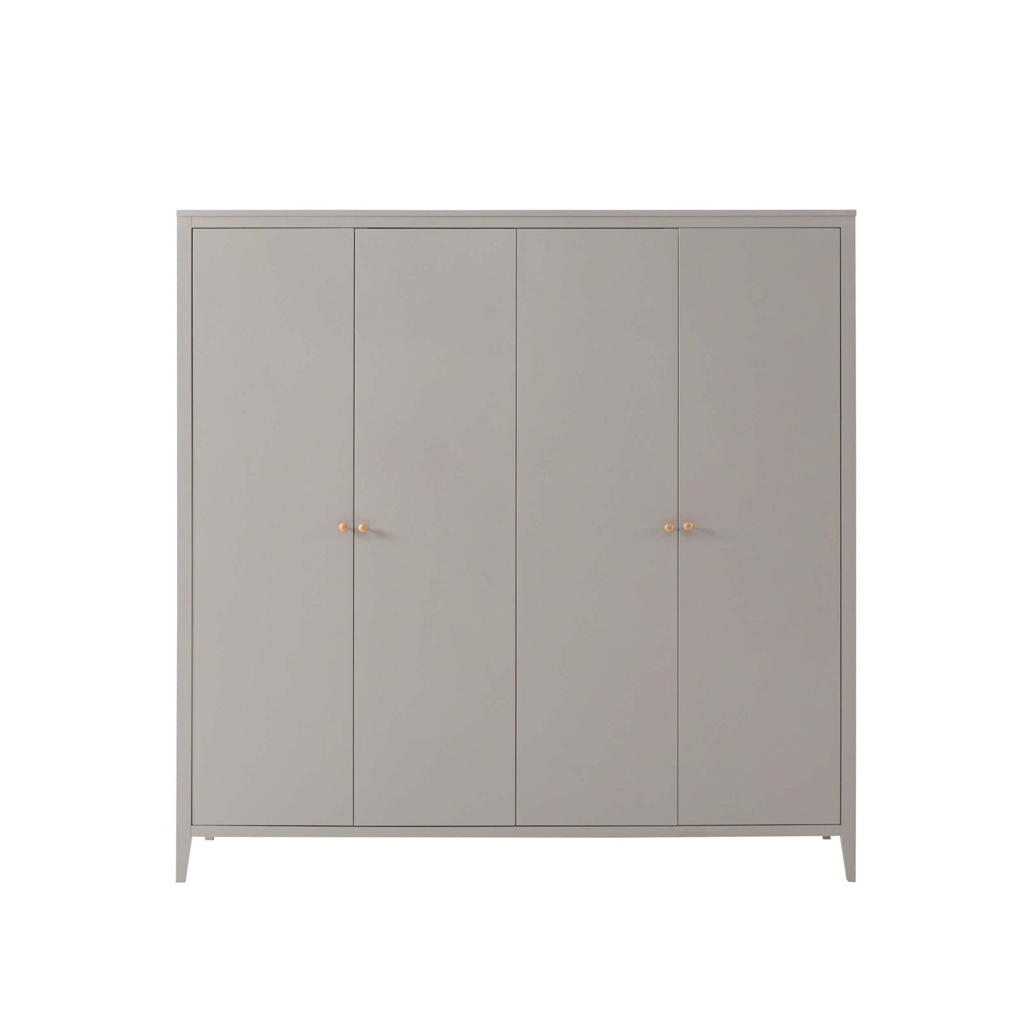 Armoire Poppy 4 portes - Taupe