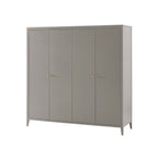 Dusklia - Poppy 4 Door Wardrobe - Taupe