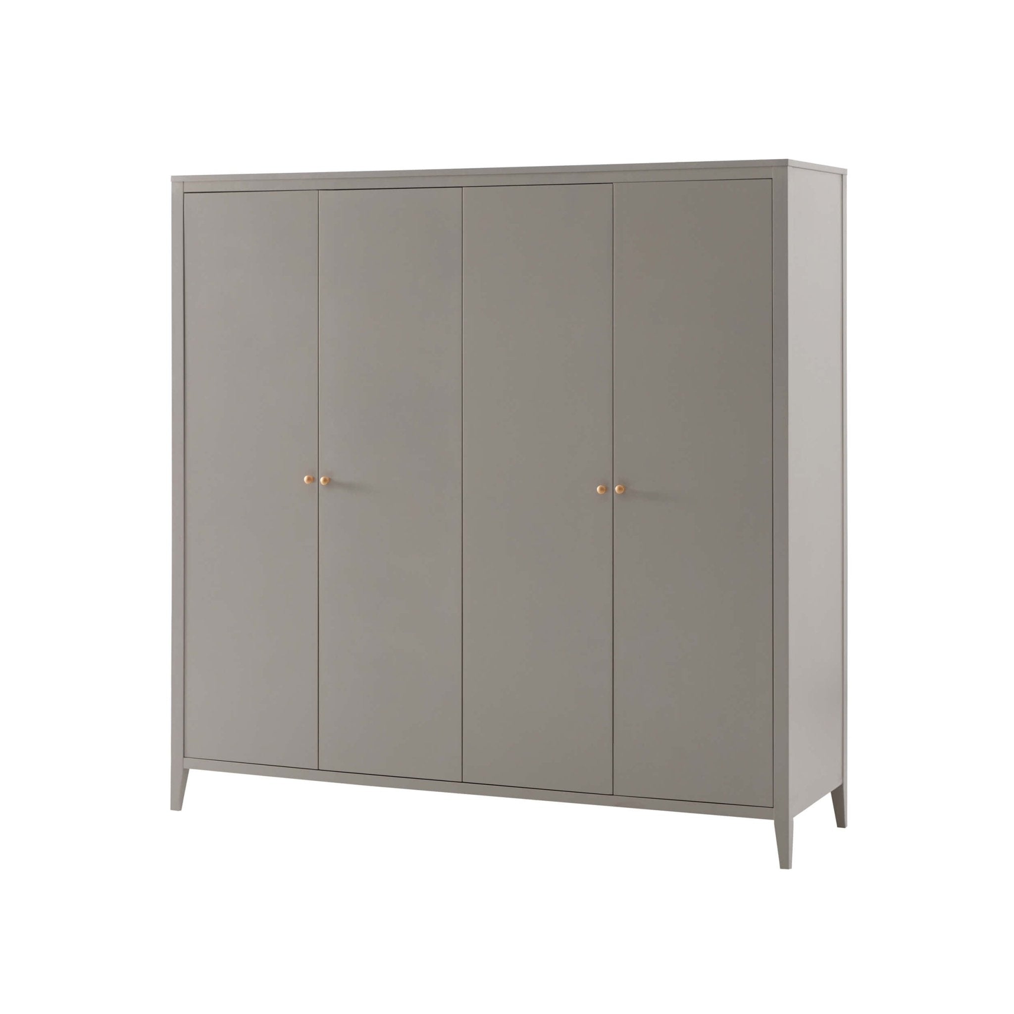 Armoire Poppy 4 portes - Taupe
