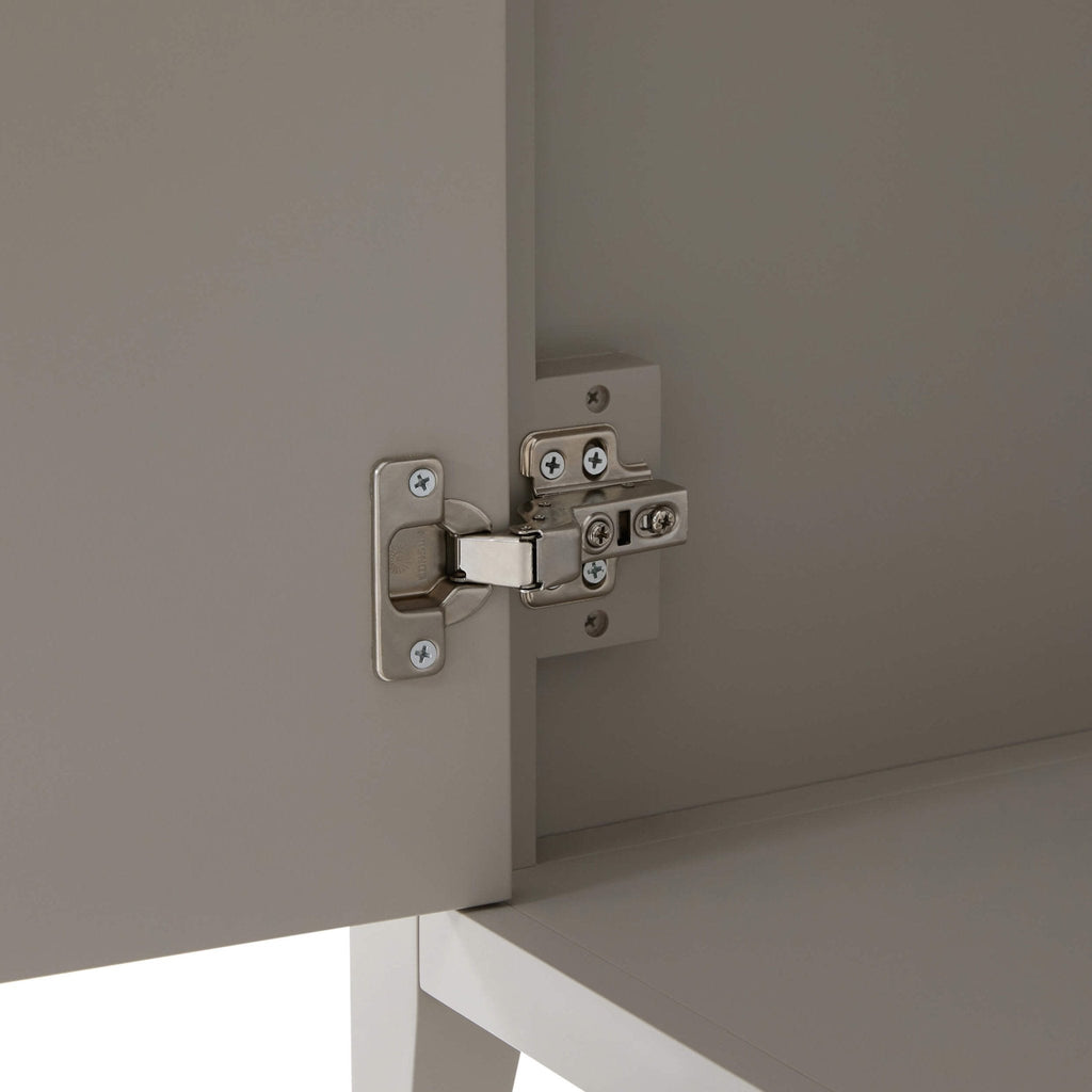 Armoire Poppy 4 portes - Taupe