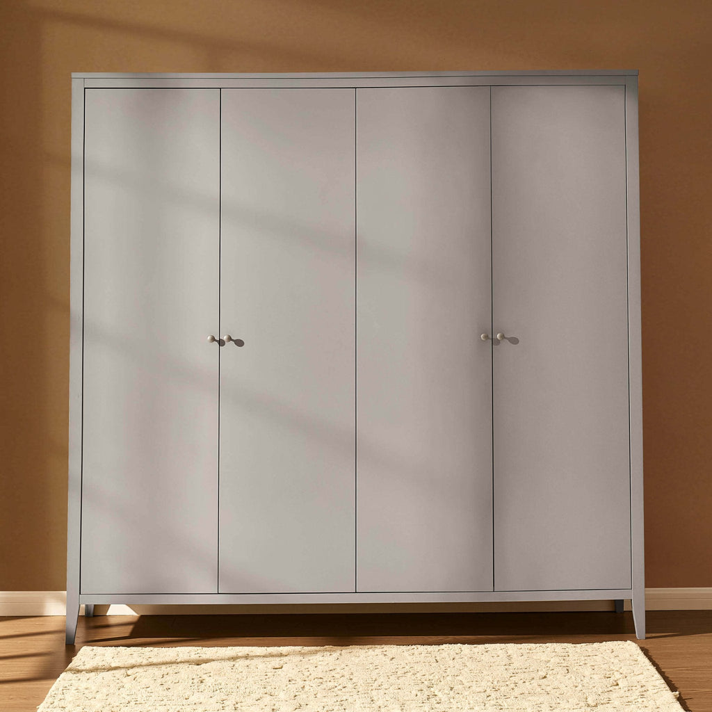 Armoire Poppy 4 portes - Taupe