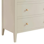 Dusklia - Poppy 5 Drawer Chest - Cream