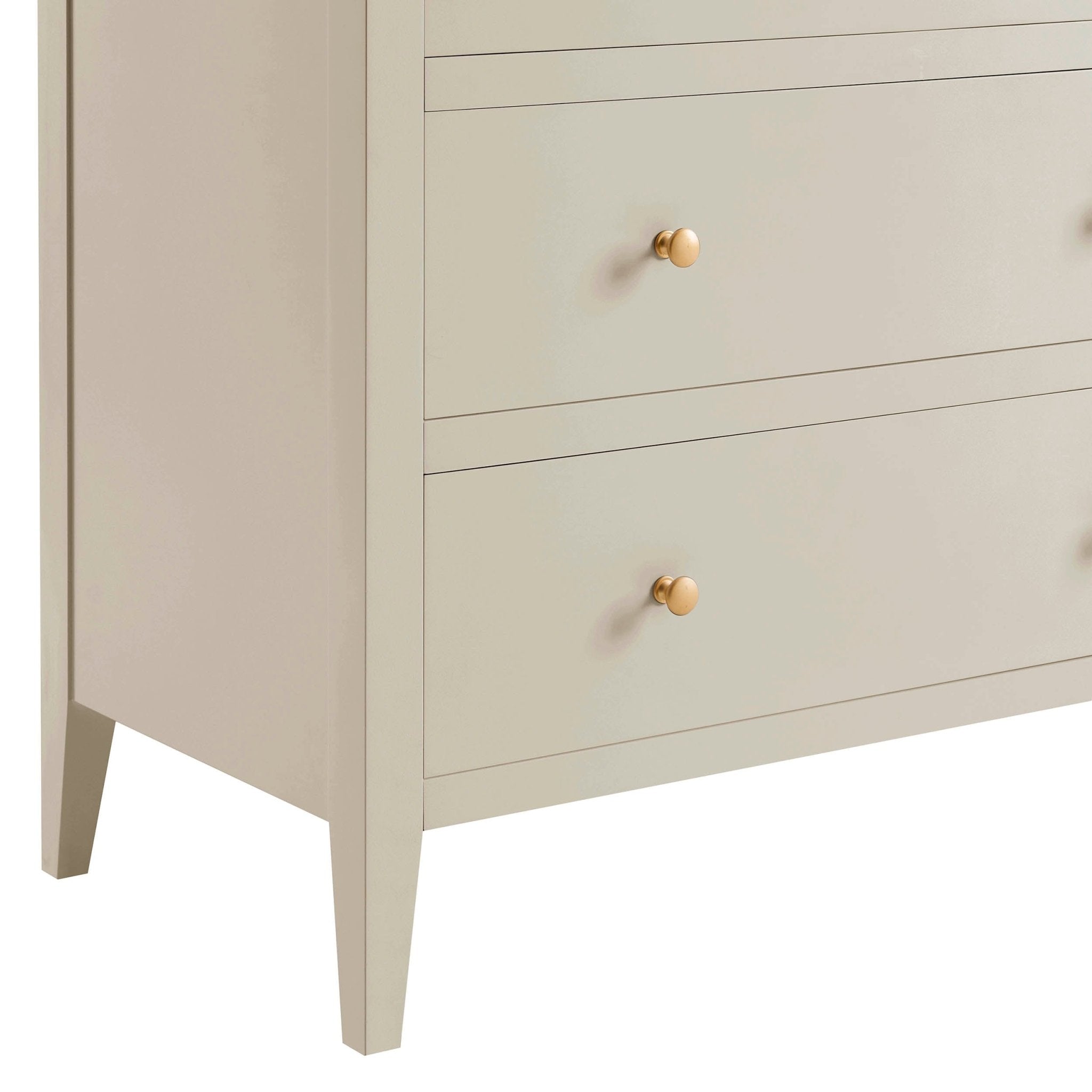 Dusklia - Poppy 5 Drawer Chest - Cream