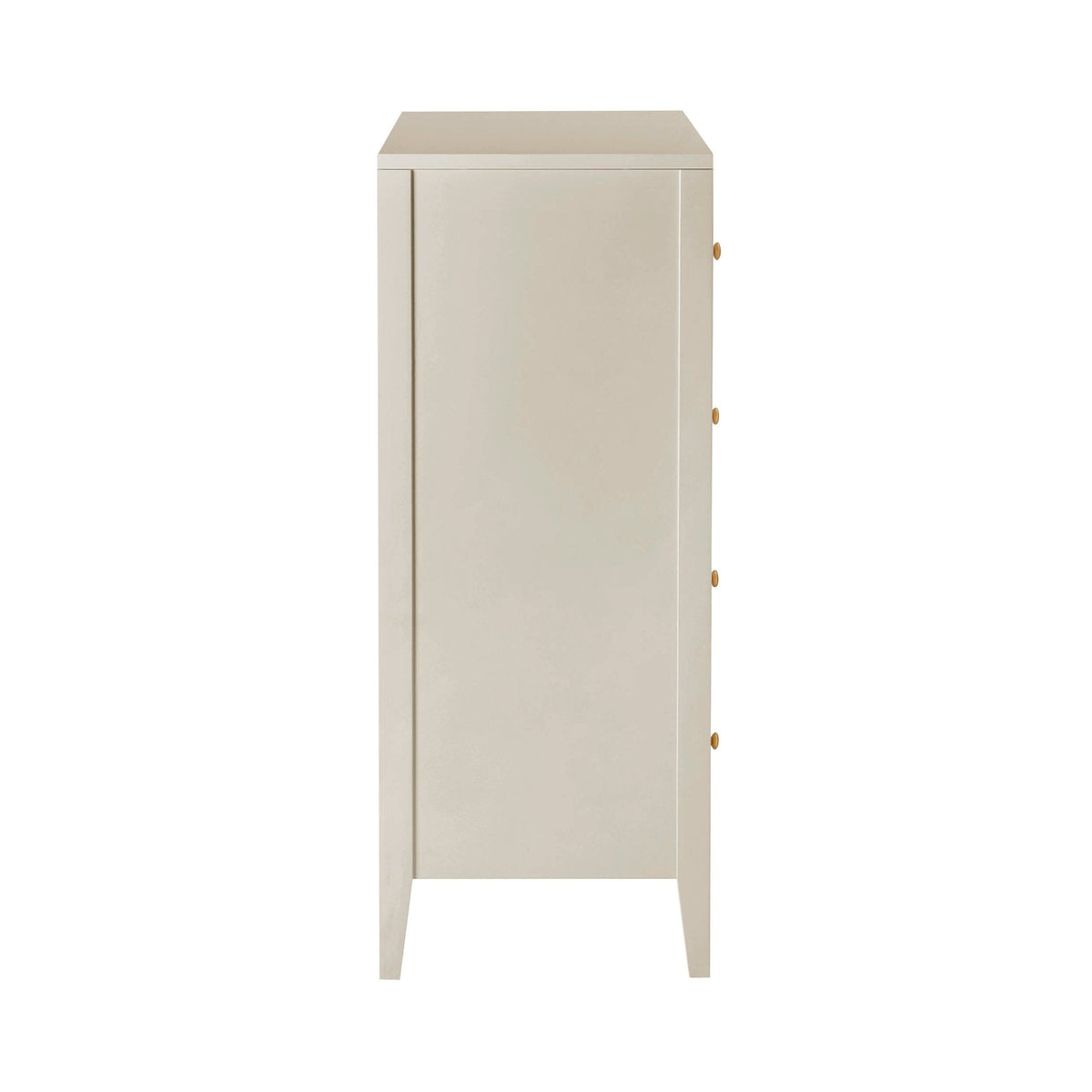 Dusklia - Poppy 5 Drawer Chest - Cream