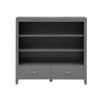 Dusklia - Poppy Bookshelf with Drawer - Charcoal