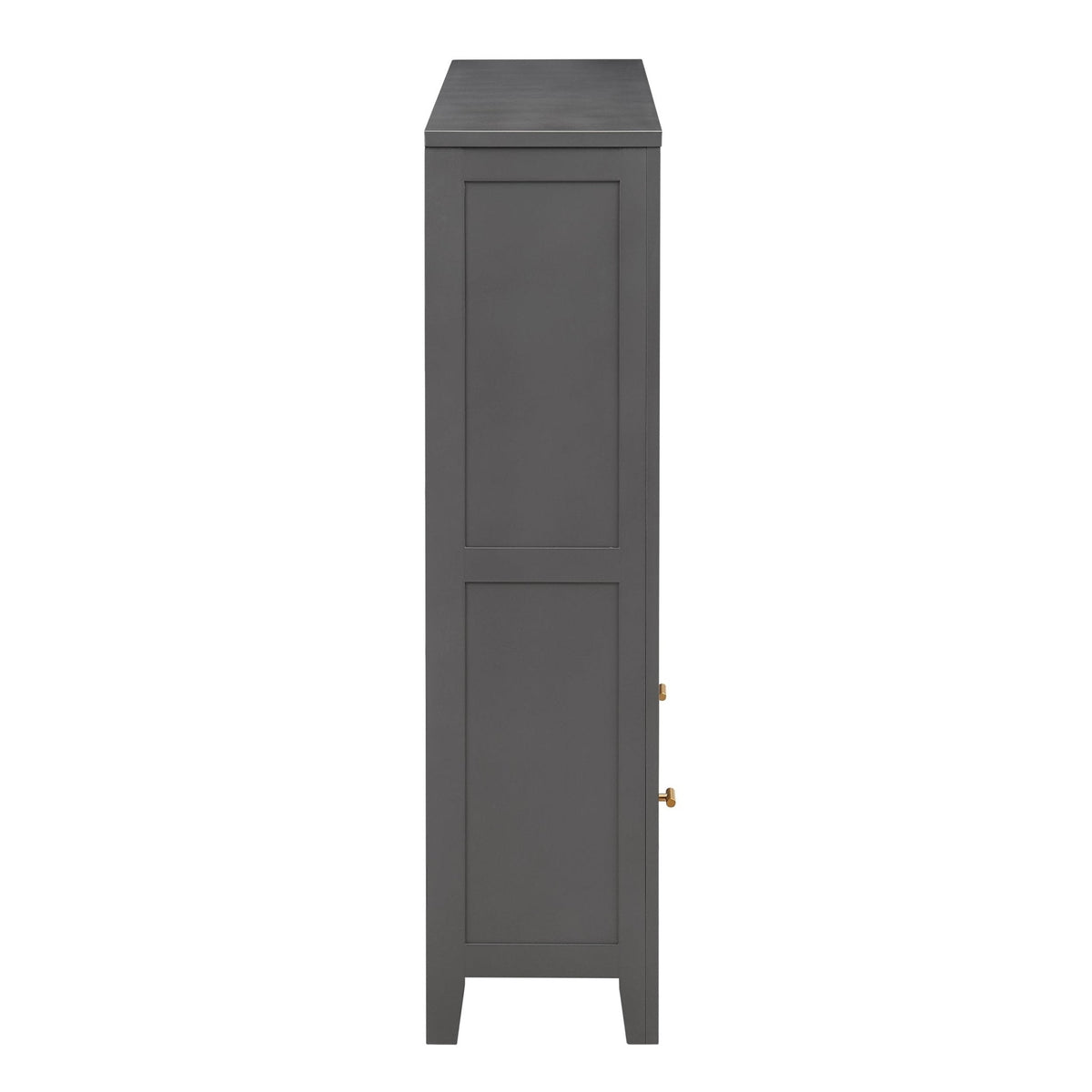 Dusklia - Poppy Bookshelf with Drawer - Charcoal