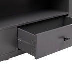 Dusklia - Poppy Bookshelf with Drawer - Charcoal