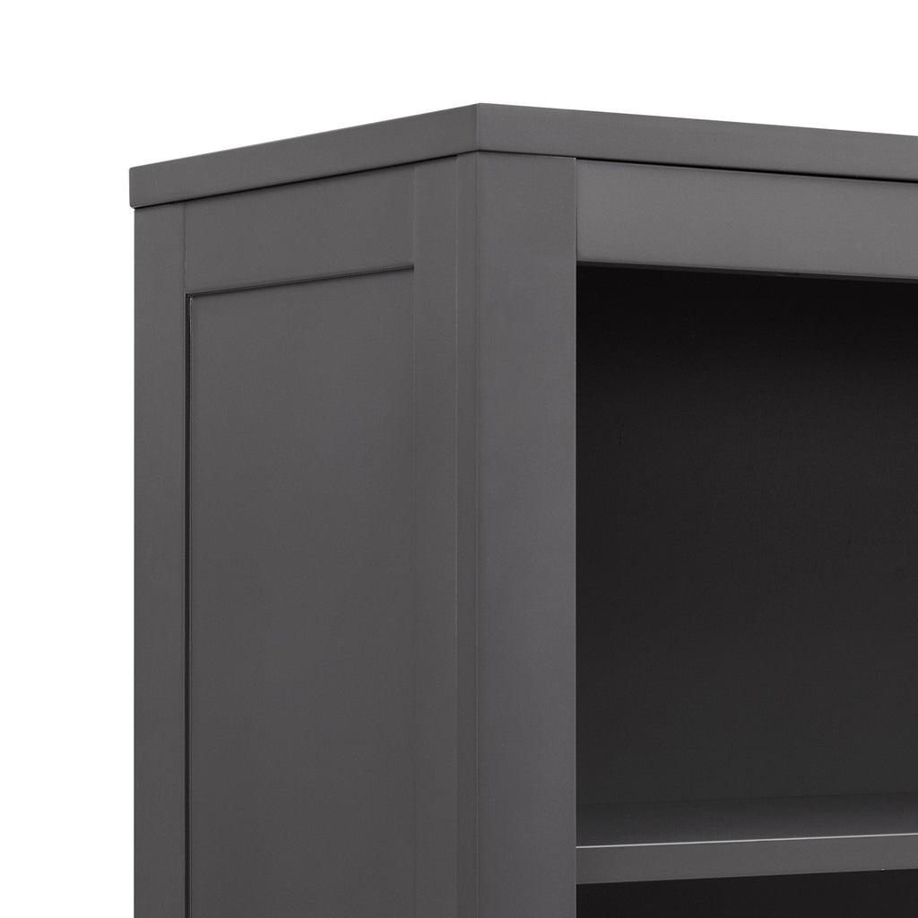 Dusklia - Poppy Bookshelf with Drawer - Charcoal