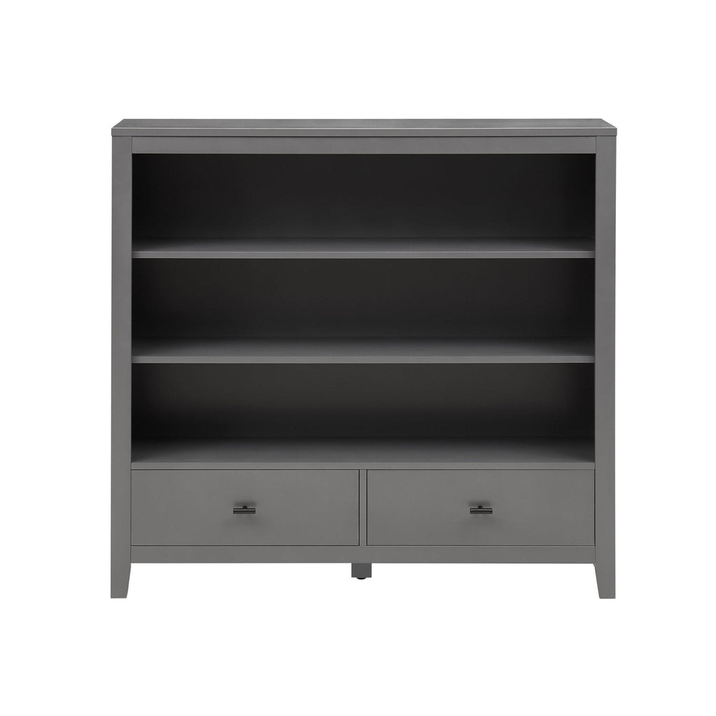 Dusklia - Poppy Bookshelf with Drawer - Charcoal