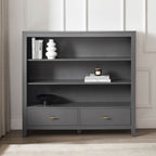 Dusklia - Poppy Bookshelf with Drawer - Charcoal