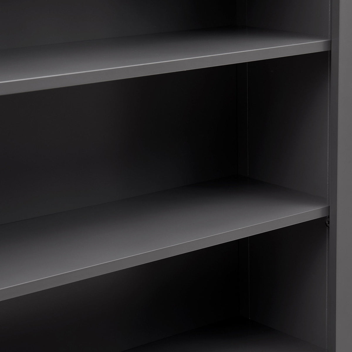 Dusklia - Poppy Bookshelf with Drawer - Charcoal