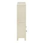 Dusklia - Poppy Bookshelf with Drawer - Cream