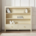 Dusklia - Poppy Bookshelf with Drawer - Cream