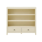 Dusklia - Poppy Bookshelf with Drawer - Cream