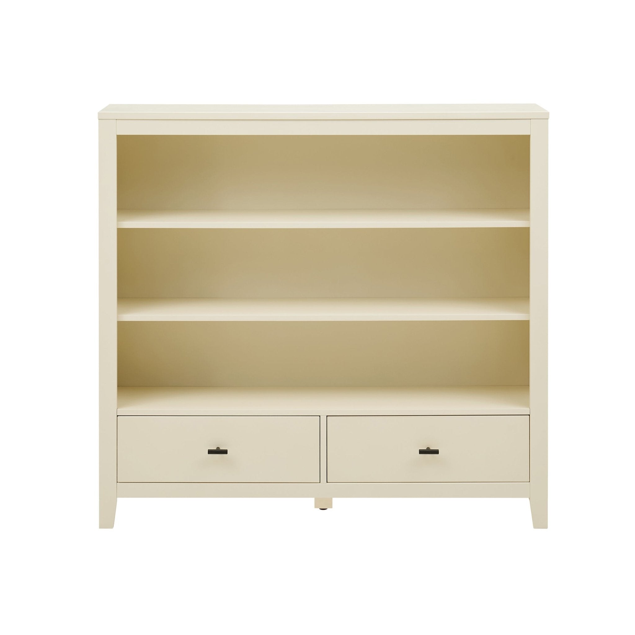Dusklia - Poppy Bookshelf with Drawer - Cream