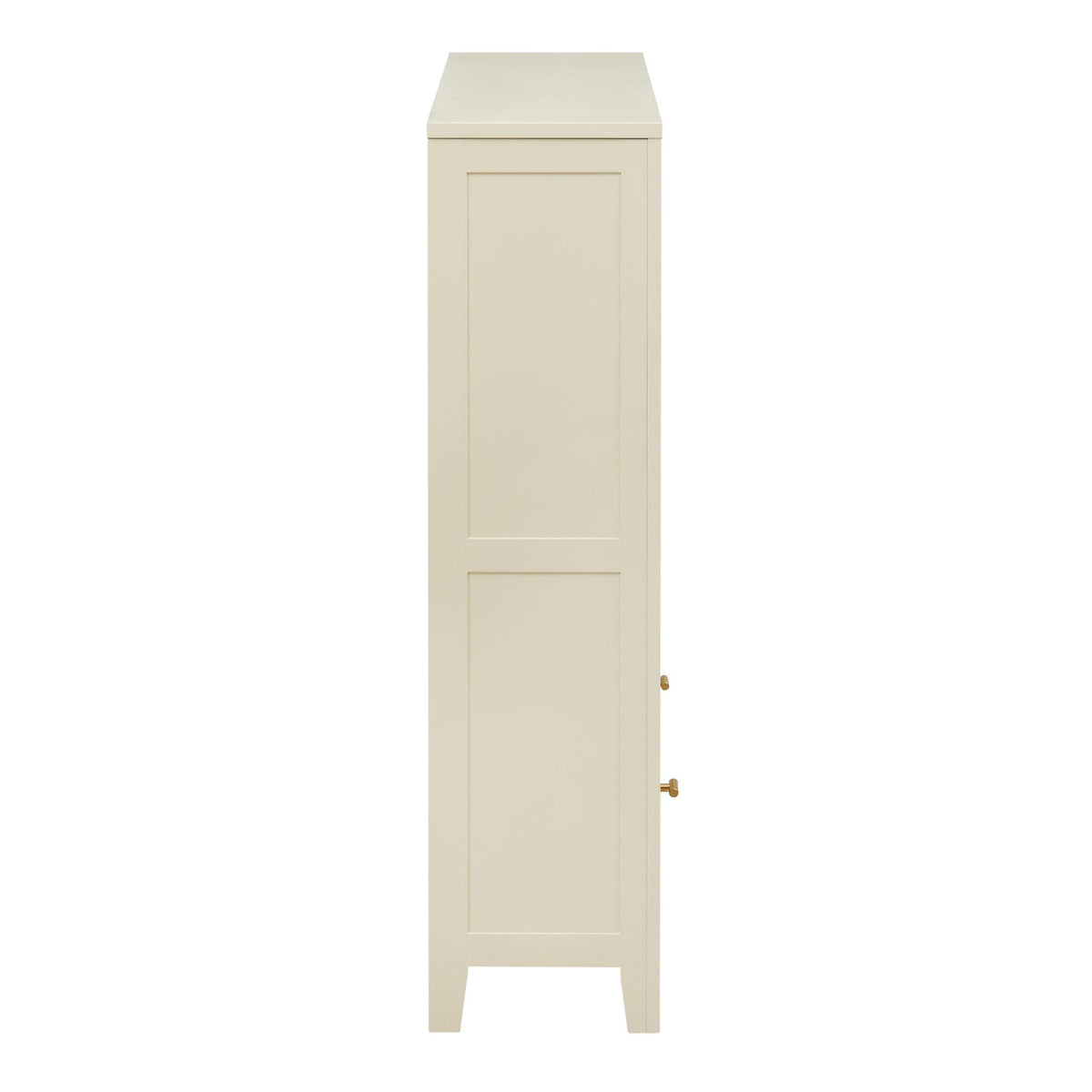 Dusklia - Poppy Bookshelf with Drawer - Cream