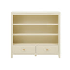 Dusklia - Poppy Bookshelf with Drawer - Cream