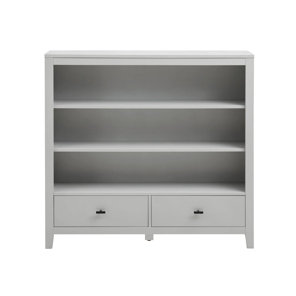 Dusklia - Poppy Bookshelf with Drawer - Grey