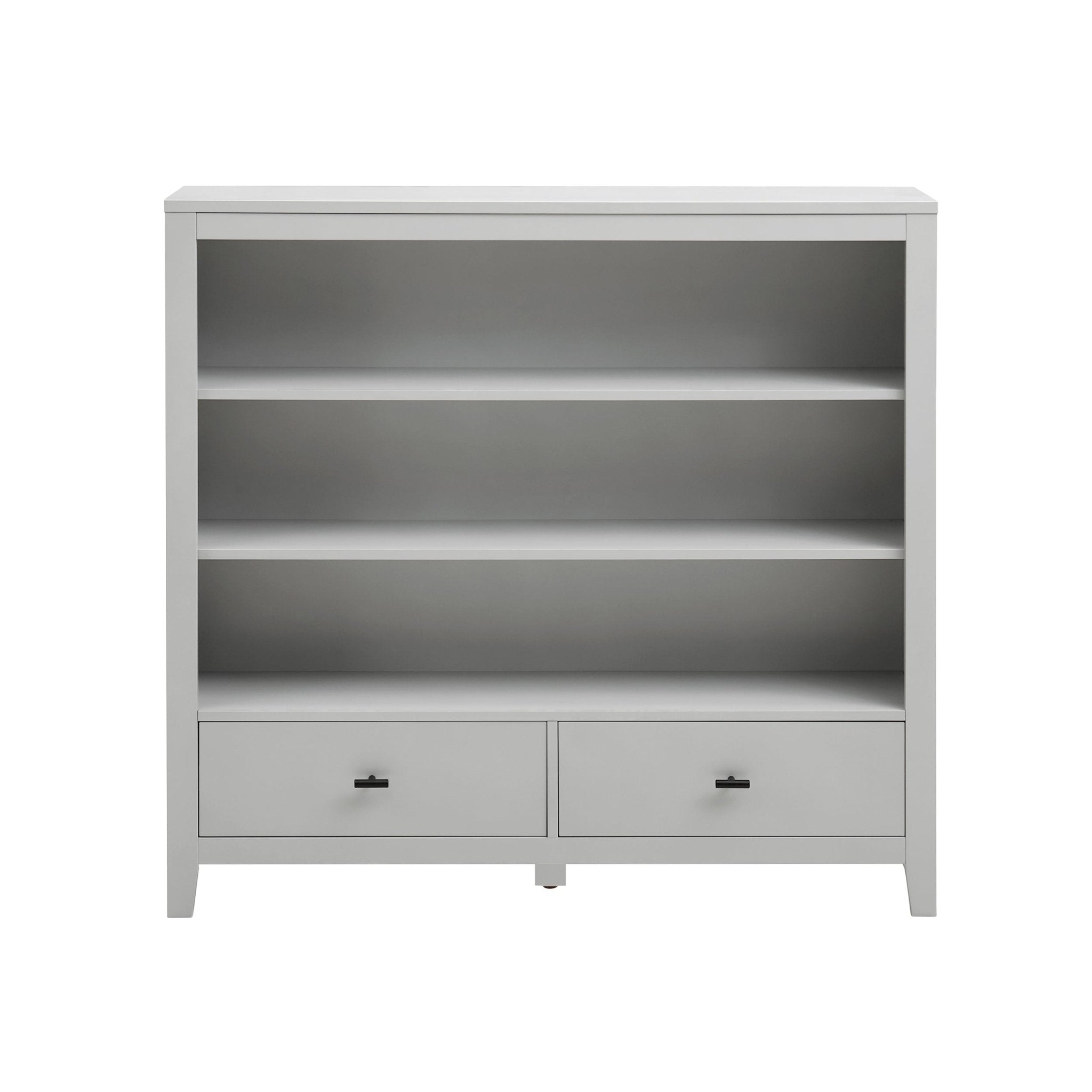 Dusklia - Poppy Bookshelf with Drawer - Grey