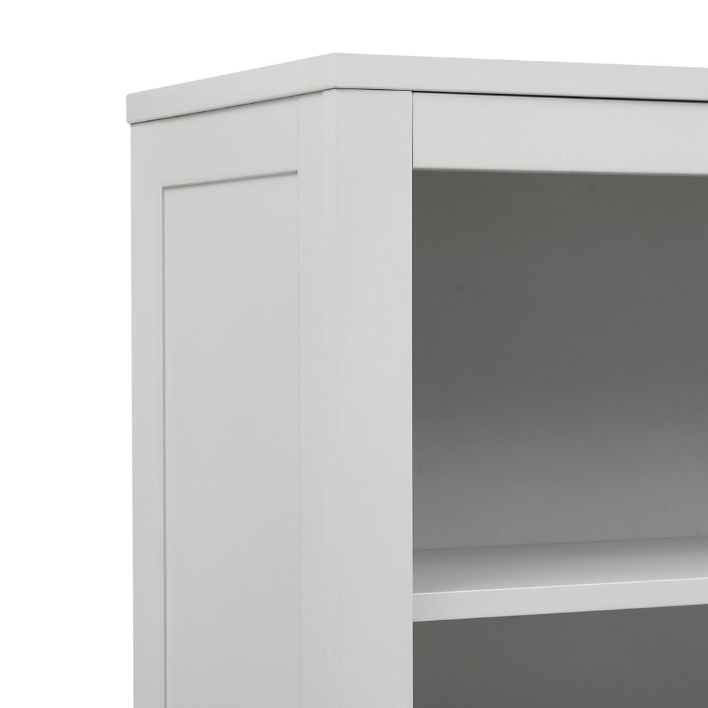 Dusklia - Poppy Bookshelf with Drawer - Grey