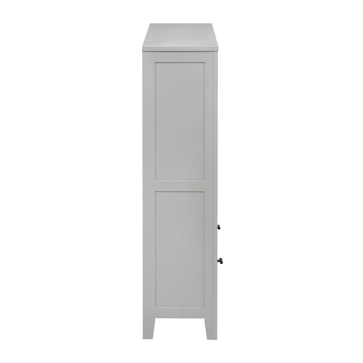 Dusklia - Poppy Bookshelf with Drawer - Grey