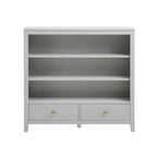 Dusklia - Poppy Bookshelf with Drawer - Grey