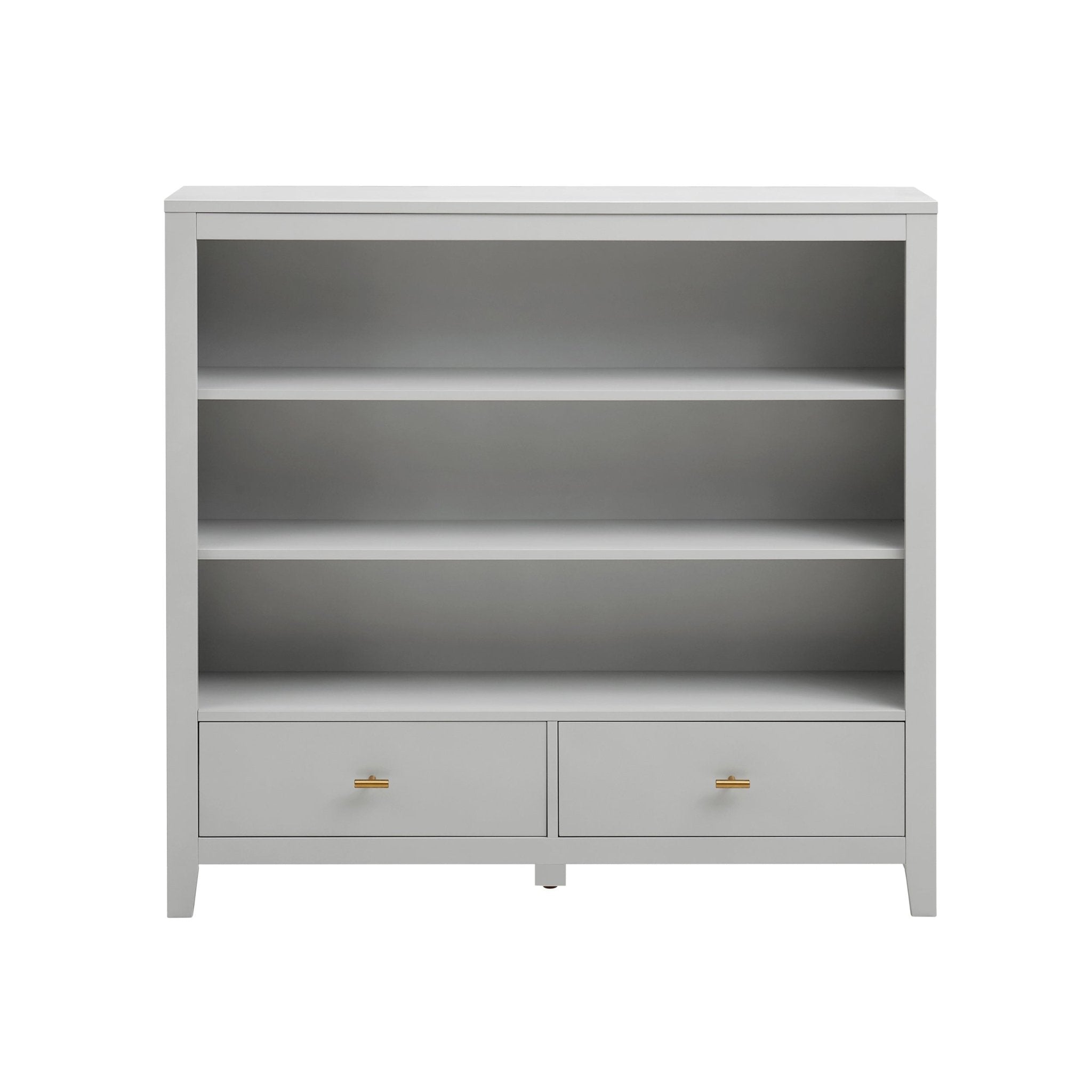 Dusklia - Poppy Bookshelf with Drawer - Grey