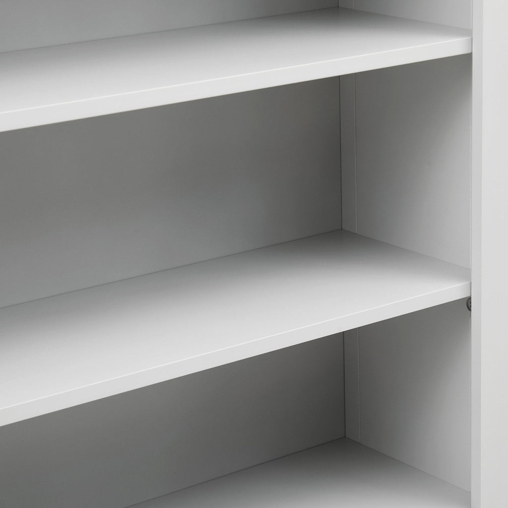 Dusklia - Poppy Bookshelf with Drawer - Grey