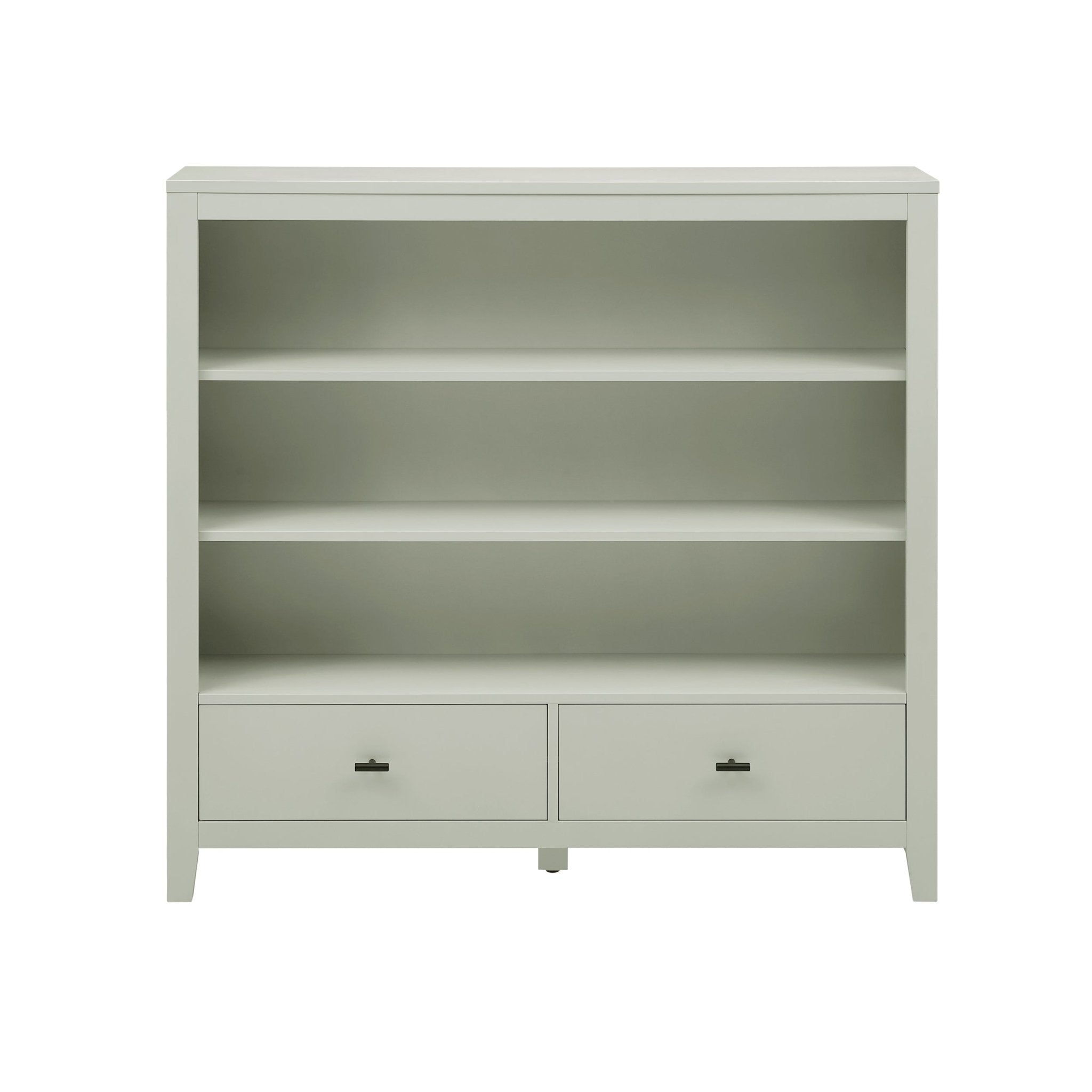 Dusklia - Poppy Bookshelf with Drawer - Sage Green