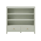 Dusklia - Poppy Bookshelf with Drawer - Sage Green