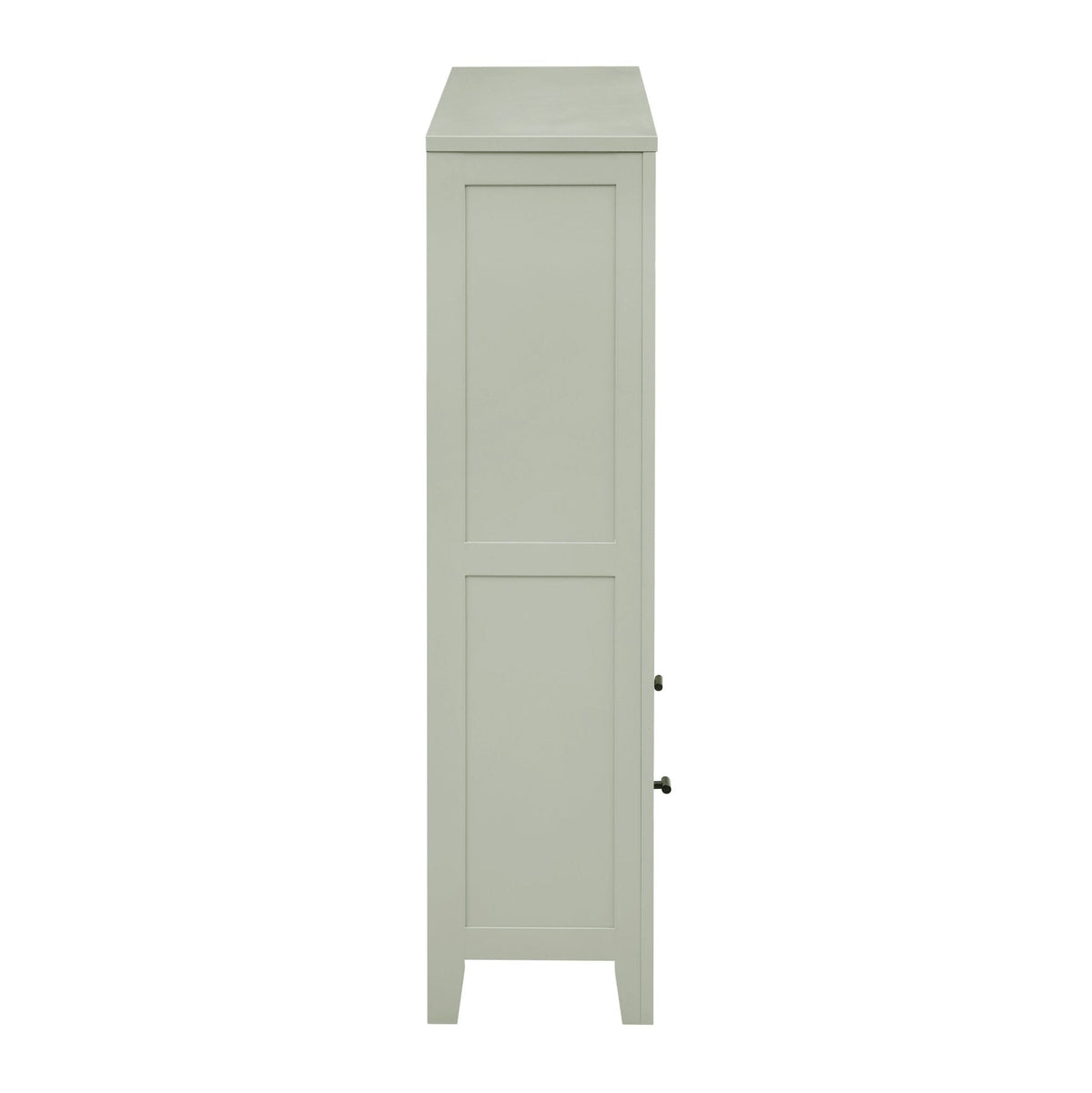 Dusklia - Poppy Bookshelf with Drawer - Sage Green