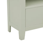 Dusklia - Poppy Bookshelf with Drawer - Sage Green
