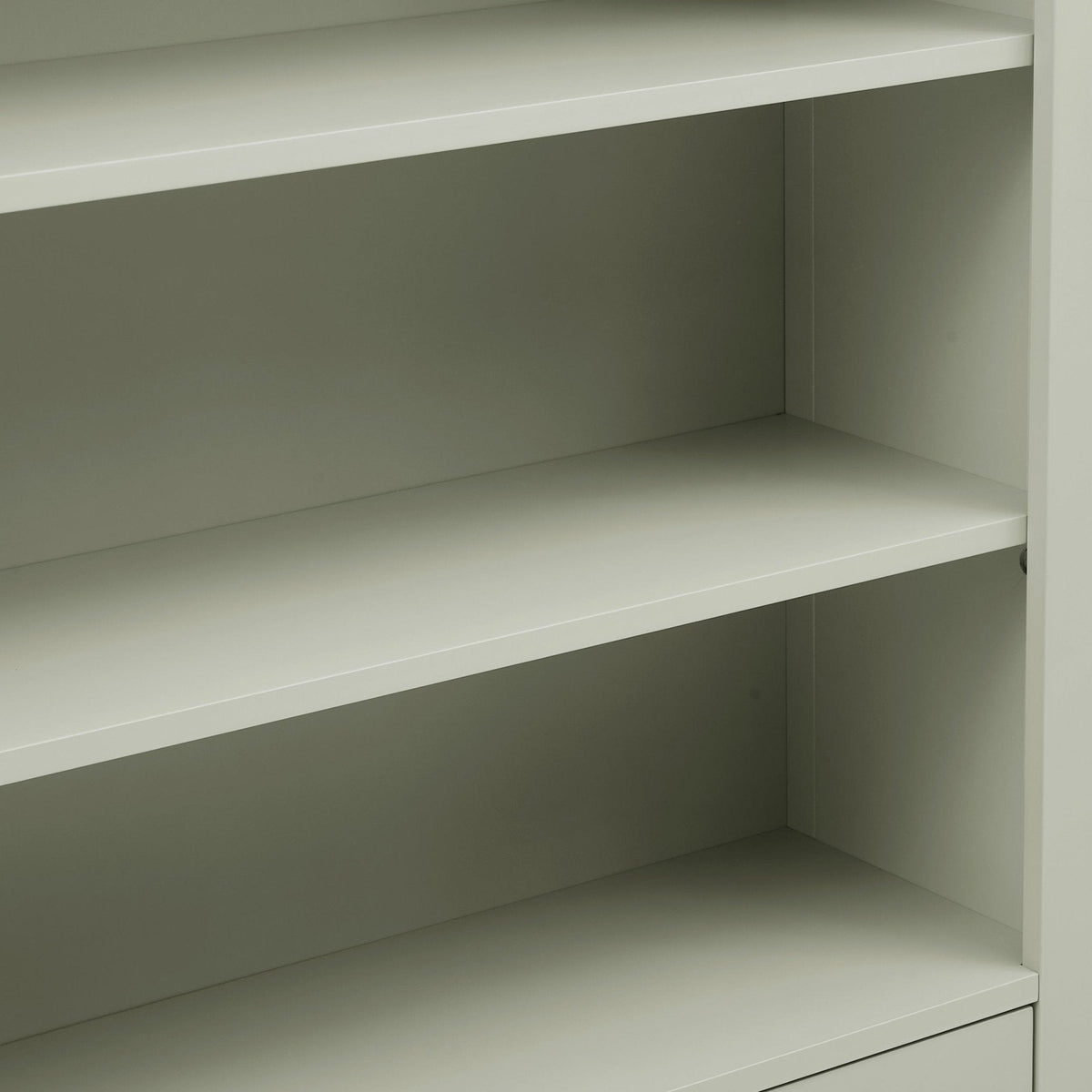 Dusklia - Poppy Bookshelf with Drawer - Sage Green