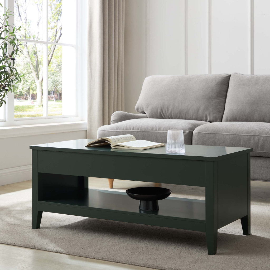 Dusklia - Poppy Coffee Table Desk - Forest Green