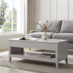 Dusklia - Poppy Coffee Table Desk - Grey