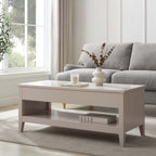 Dusklia - Poppy Coffee Table Desk - Pebble