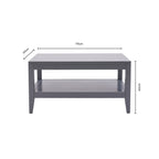 Dusklia - Poppy Coffee Table - Grey