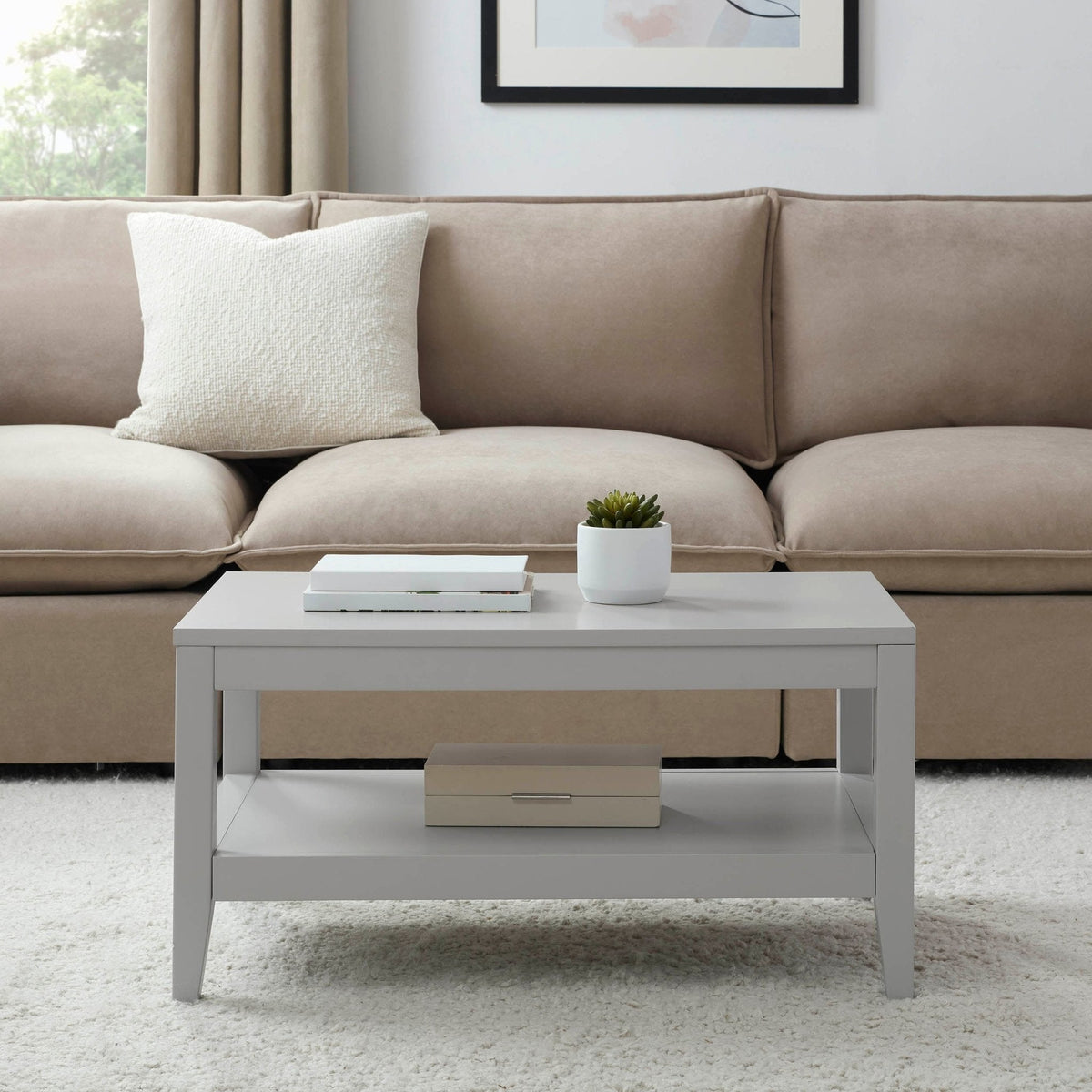 Dusklia - Poppy Coffee Table - Grey