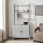 Dusklia - Poppy Hallway Shelf with Cupboard - Grey