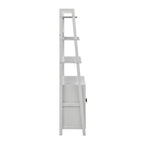 Dusklia - Poppy Hallway Shelf with Cupboard - Grey