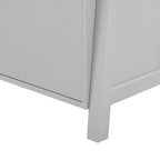 Dusklia - Poppy Hallway Shelf with Cupboard - Grey