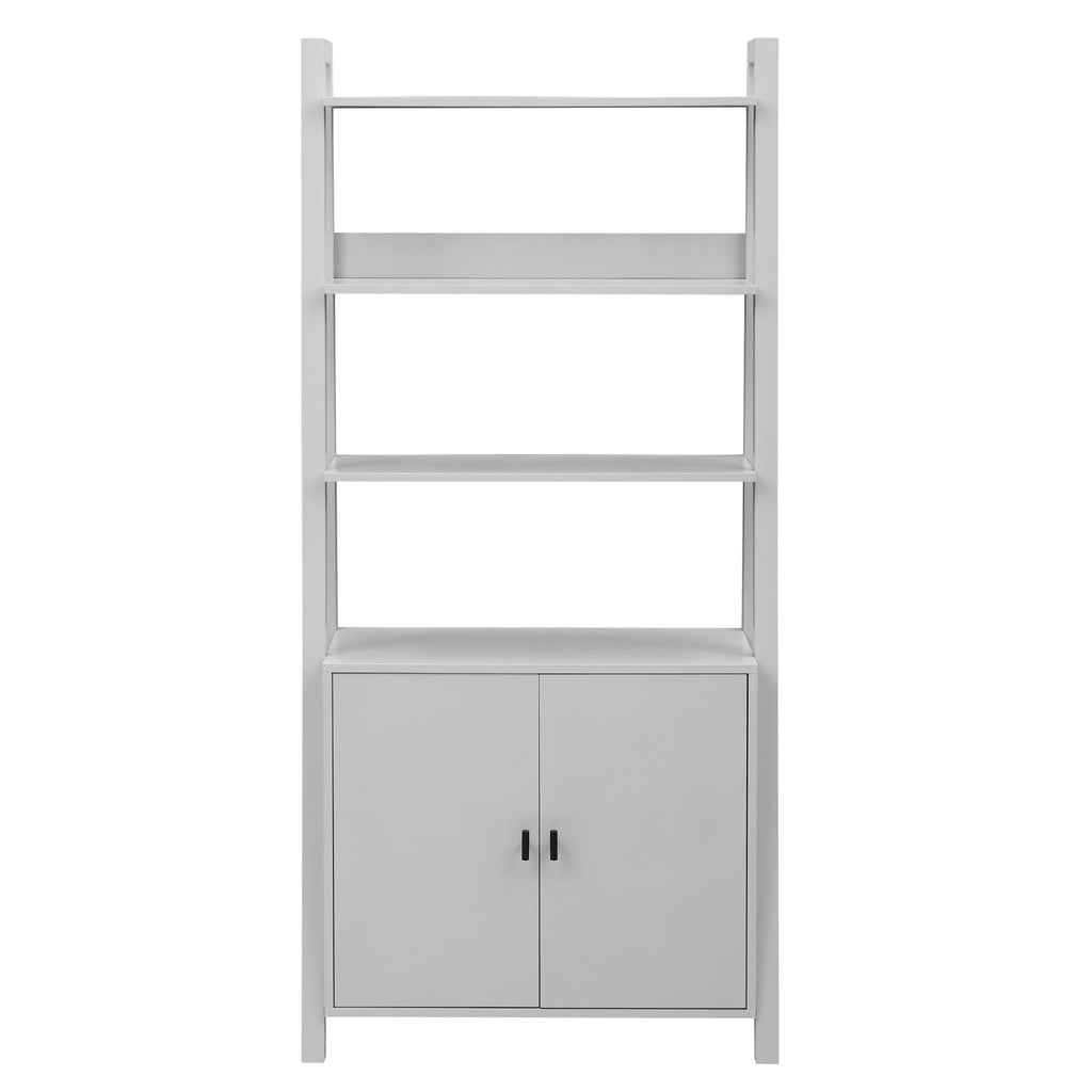 Dusklia - Poppy Hallway Shelf with Cupboard - Grey