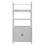 Dusklia - Poppy Hallway Shelf with Cupboard - Grey