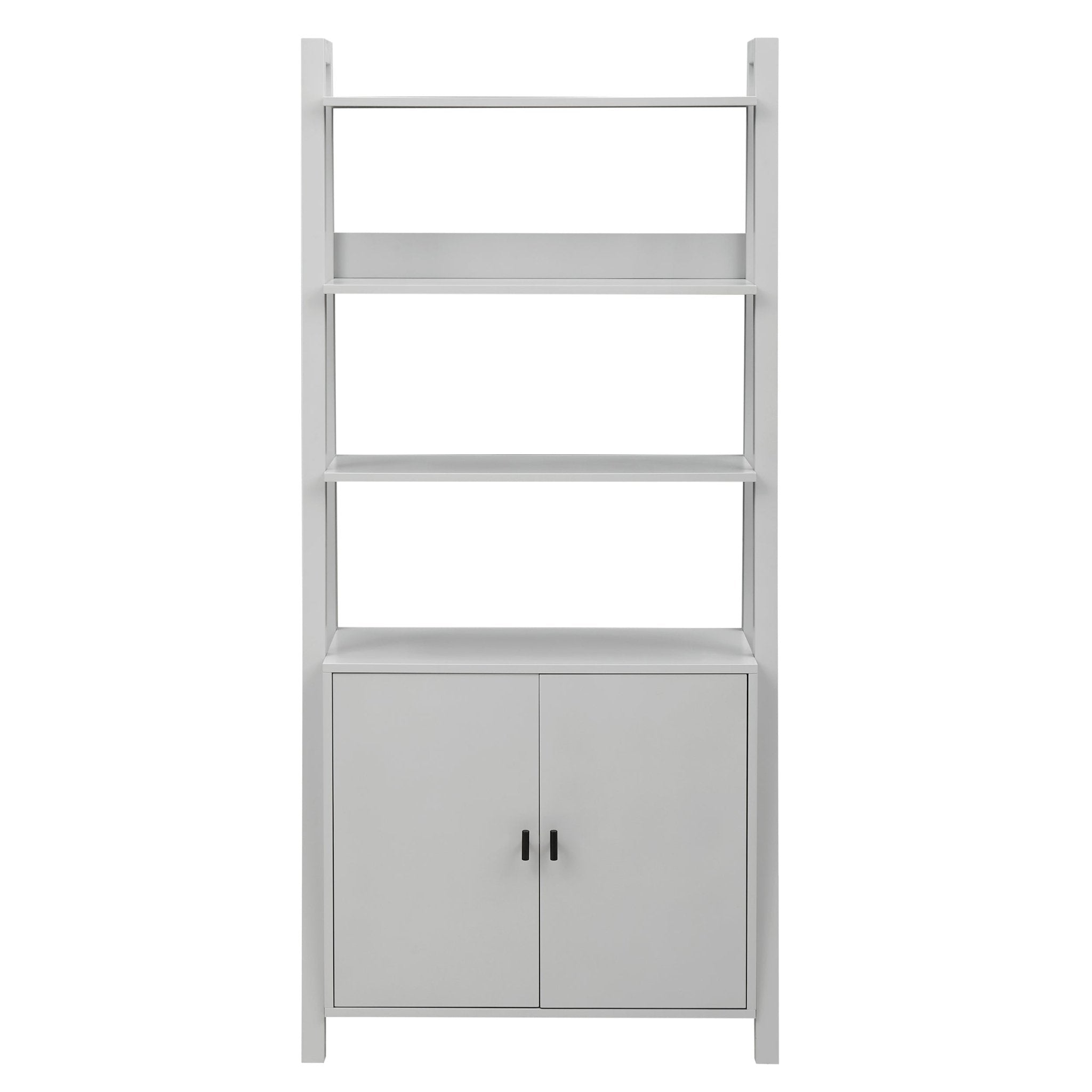 Dusklia - Poppy Hallway Shelf with Cupboard - Grey