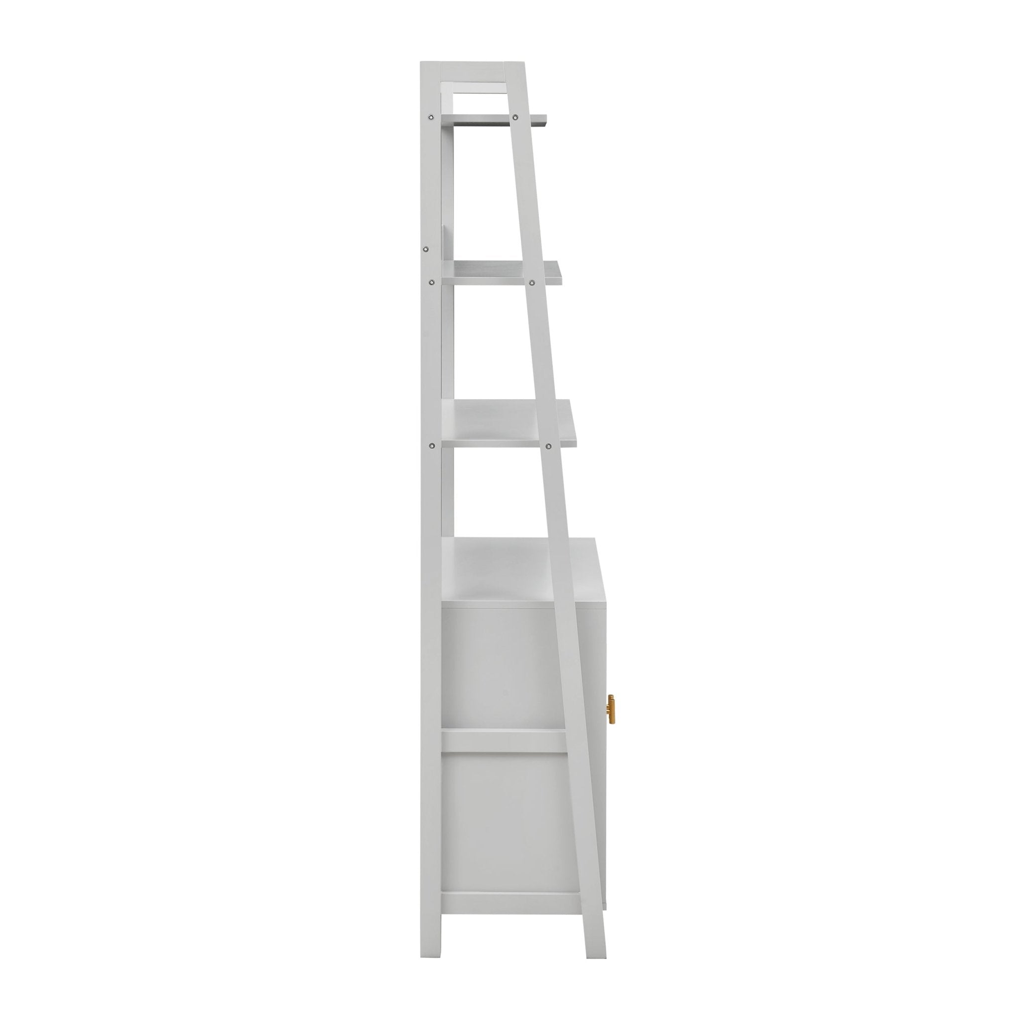 Dusklia - Poppy Hallway Shelf with Cupboard - Grey